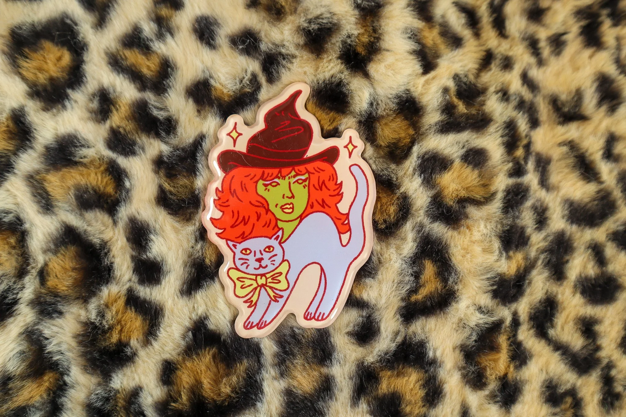 Kitty-Witch Magnet