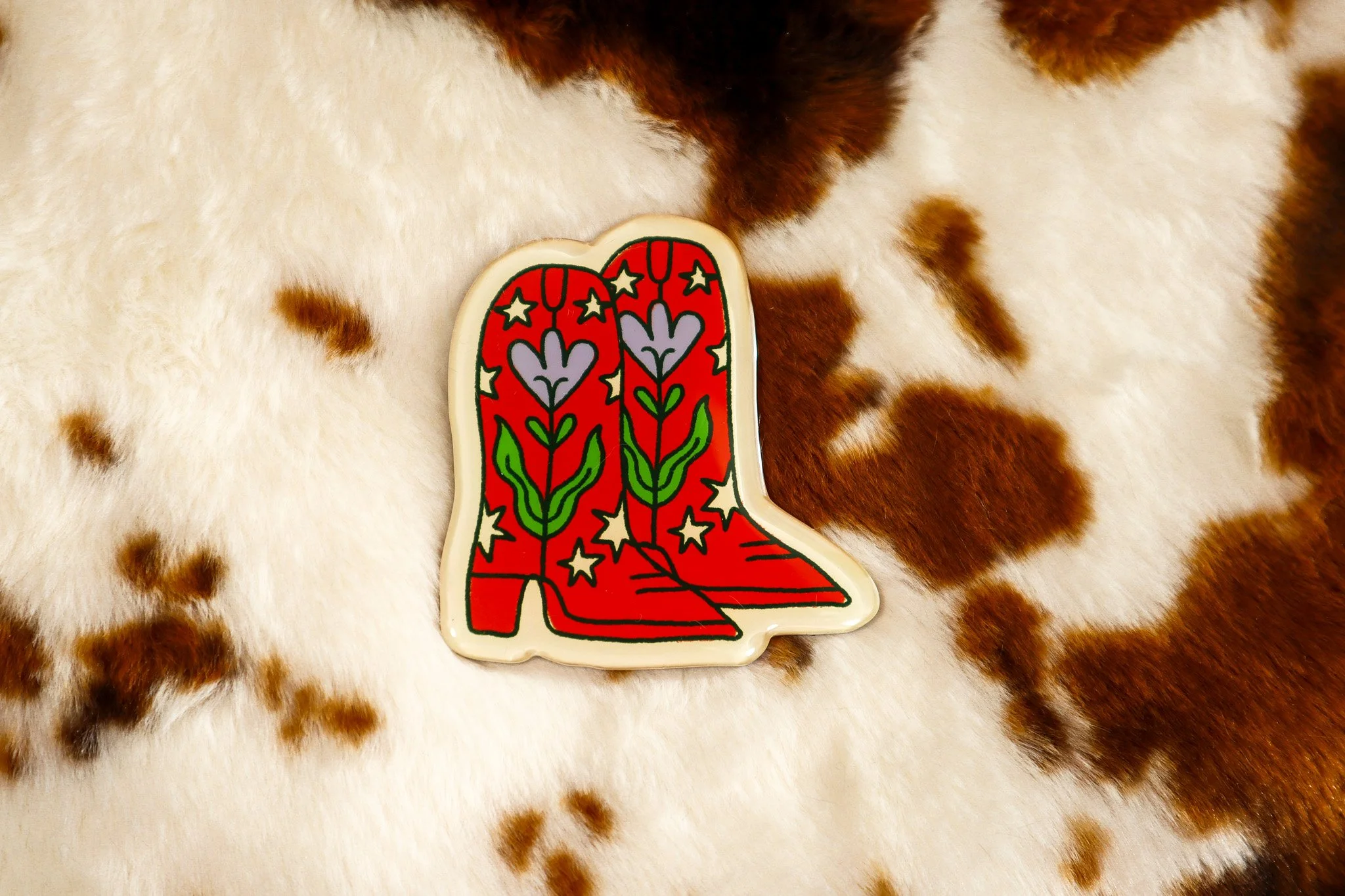 Cowboy Boots Magnet