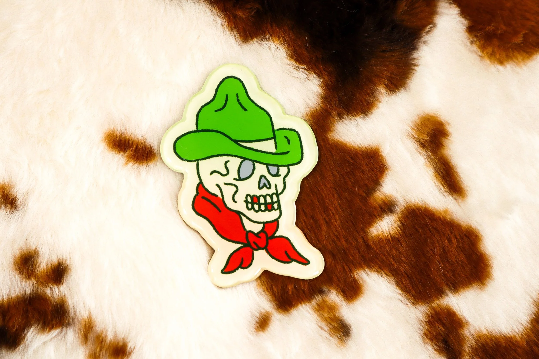 Skeleton Cowboy Magnet