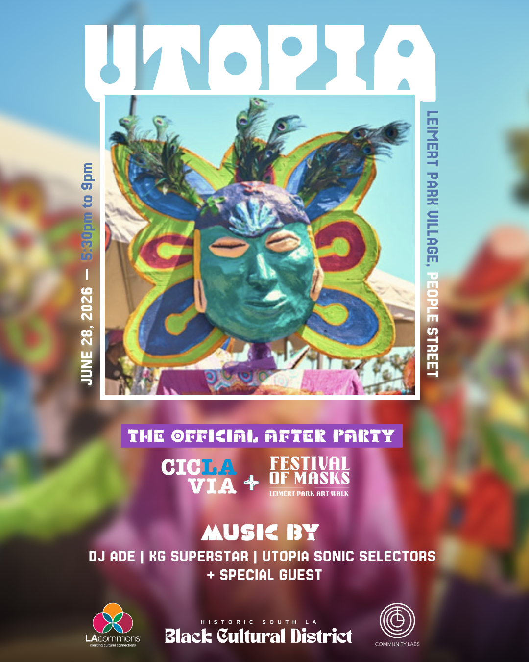 BCD x UTOPIA: Festival of Masks After Party