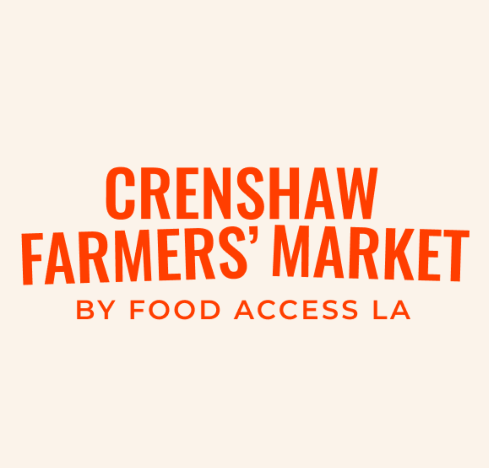 Crenshaw Farmers Market