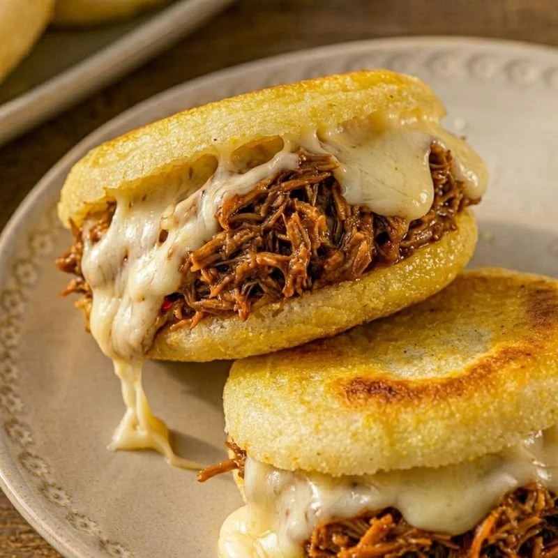 Colombian Beef & Cheese Arepa