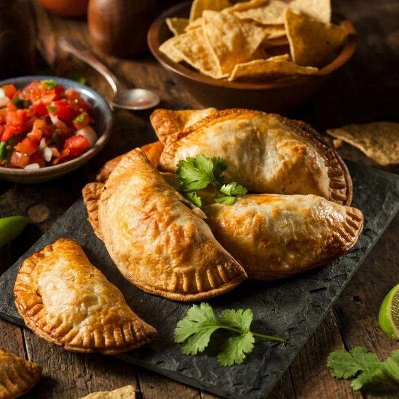 Mexican Chicken Tinga Empanada
