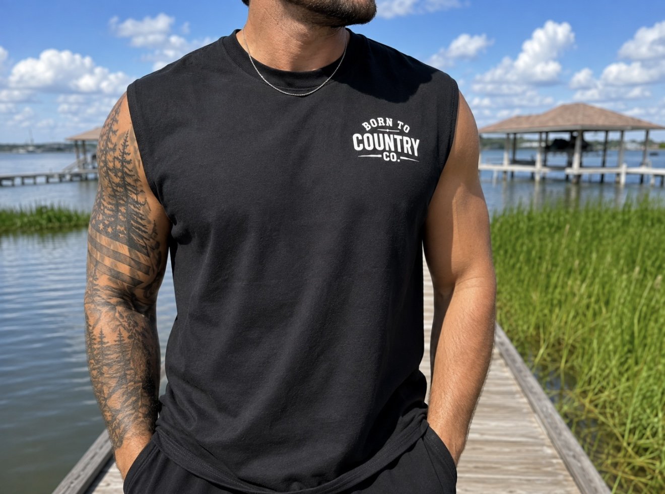 Mens Black Tank Top