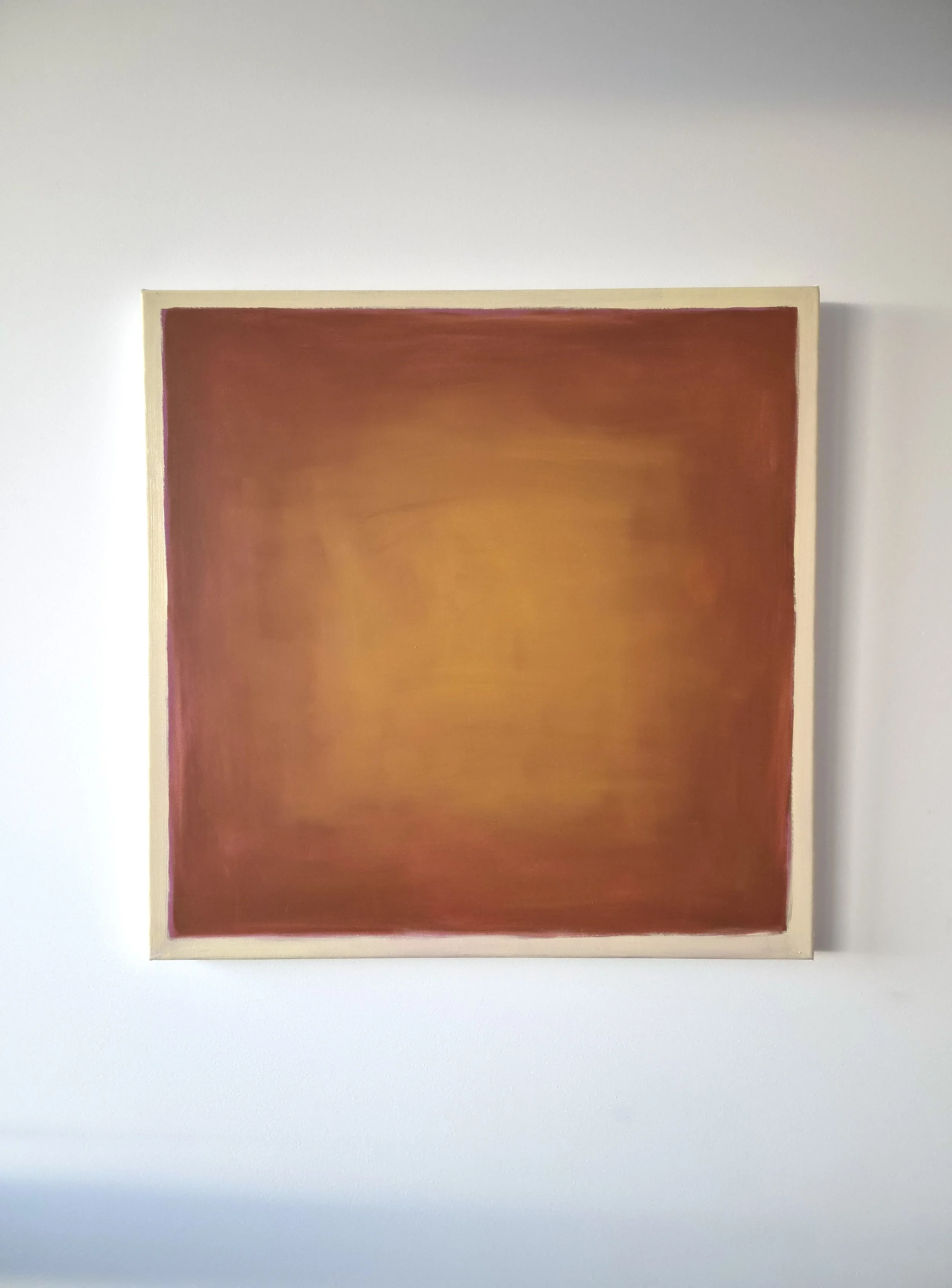 No. 1, oil on canvas, 76 × 76cm