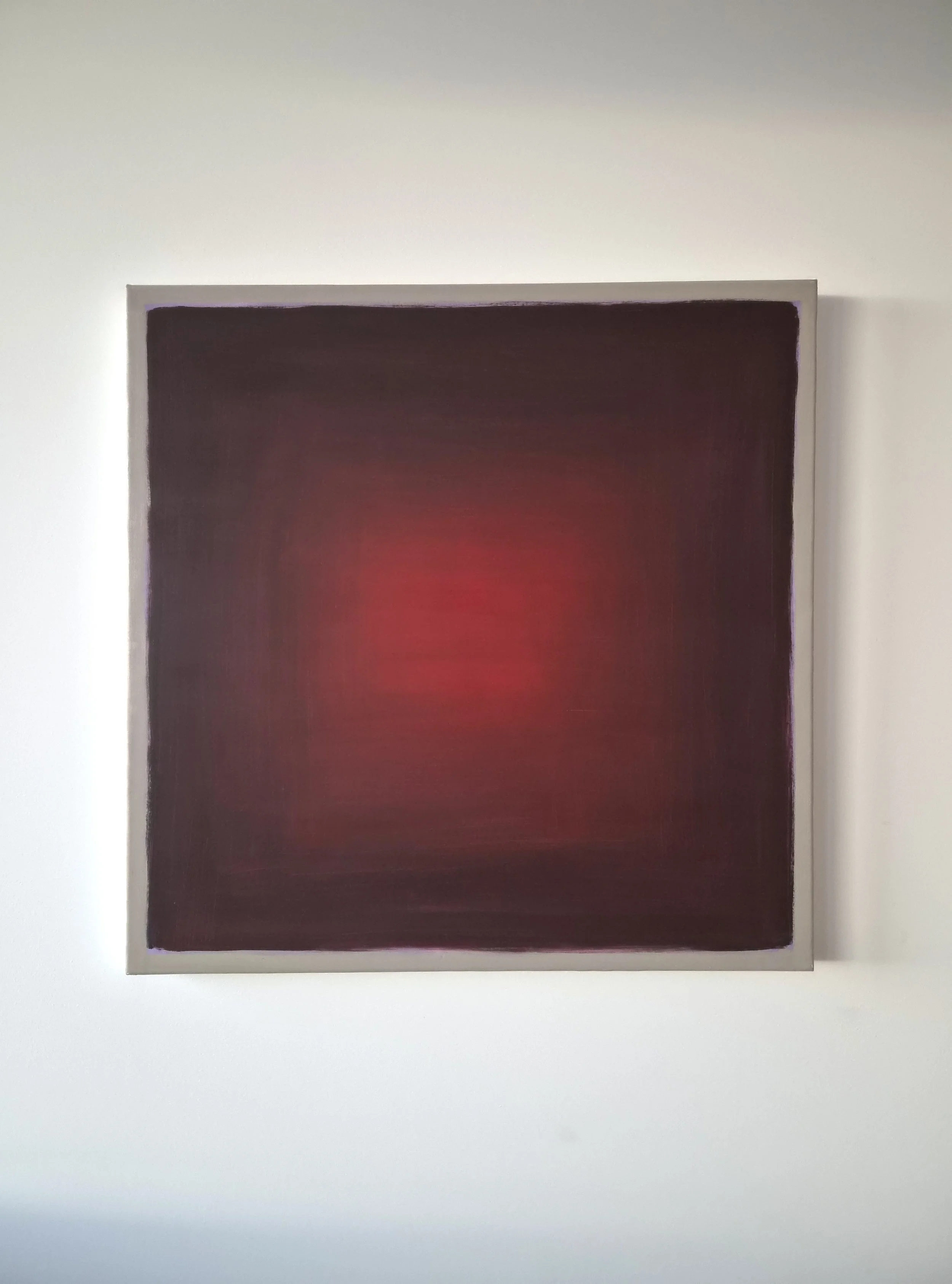 No. 2, oil on canvas, 76 × 76cm