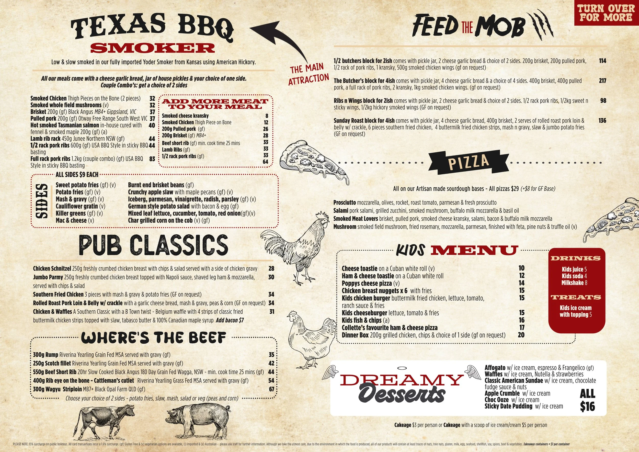 BTOWN BBQ MENU 2