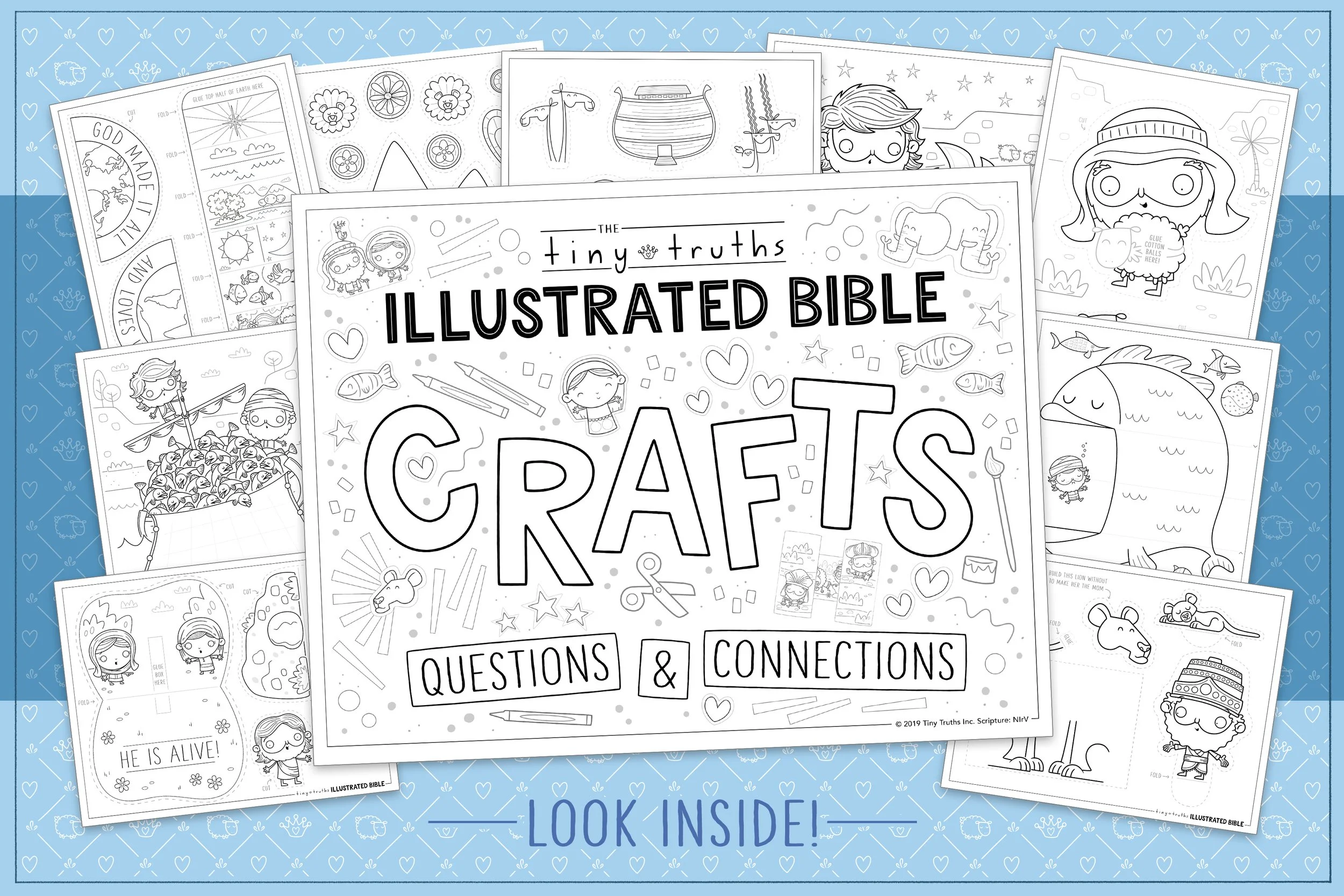 Simple, printable, Bible story crafts that include a little lesson with some discussion questions and a memory verse featuring, Jonah and the big fish, Moses and the burning bush, Noah's Ark, Creation, Disciples, and more
