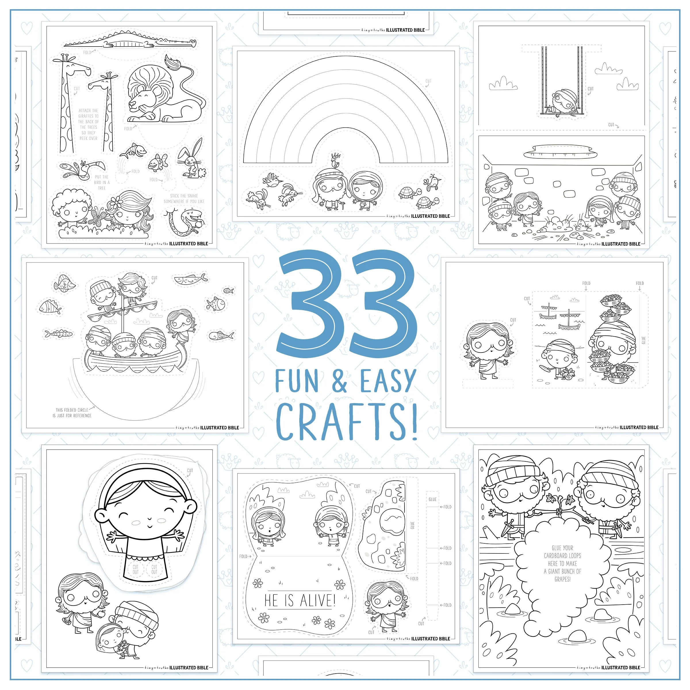 Many of our printable craft pages featuring Jesus, his disciples, the centurions daughter, the garden of eden