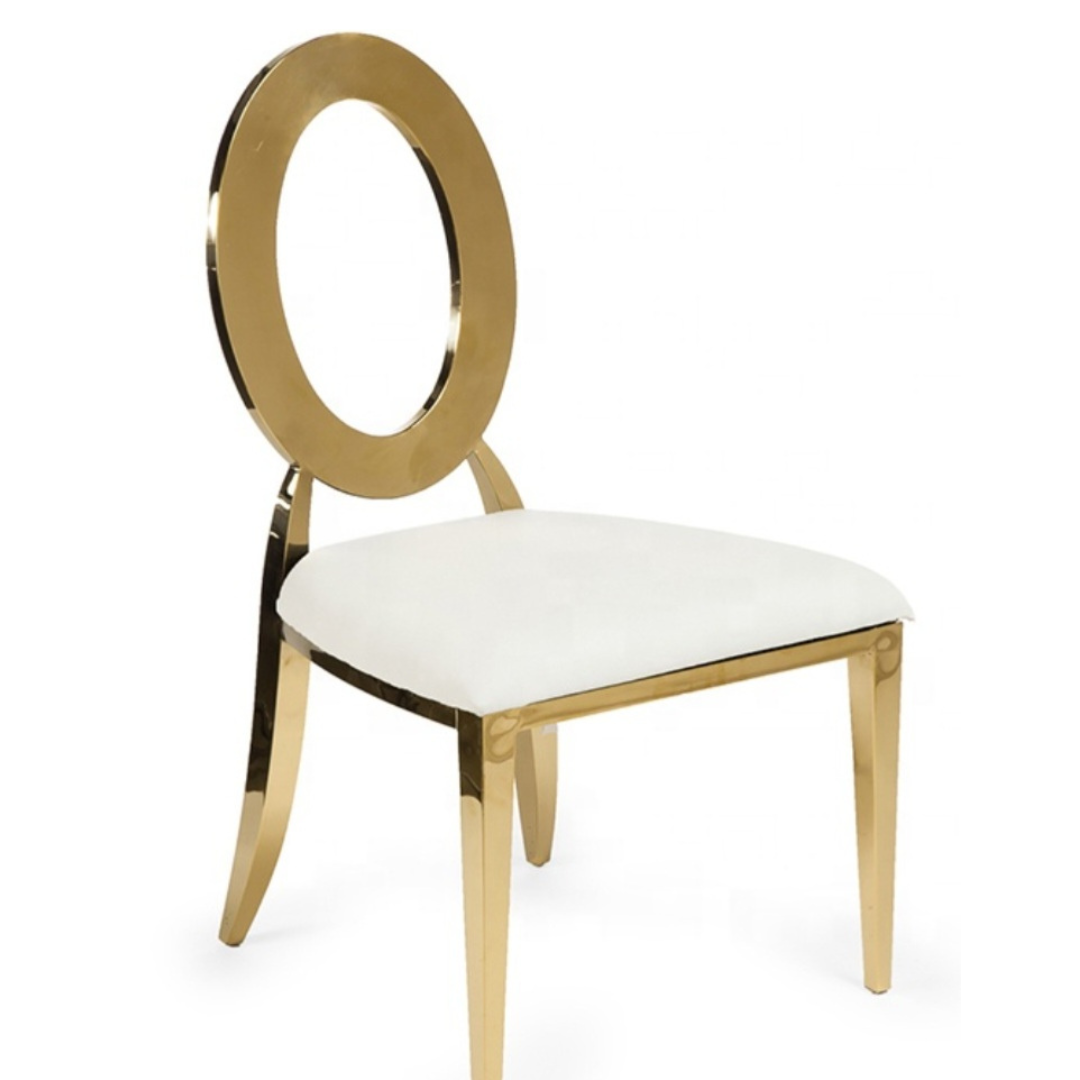 Gold O Back Chairs