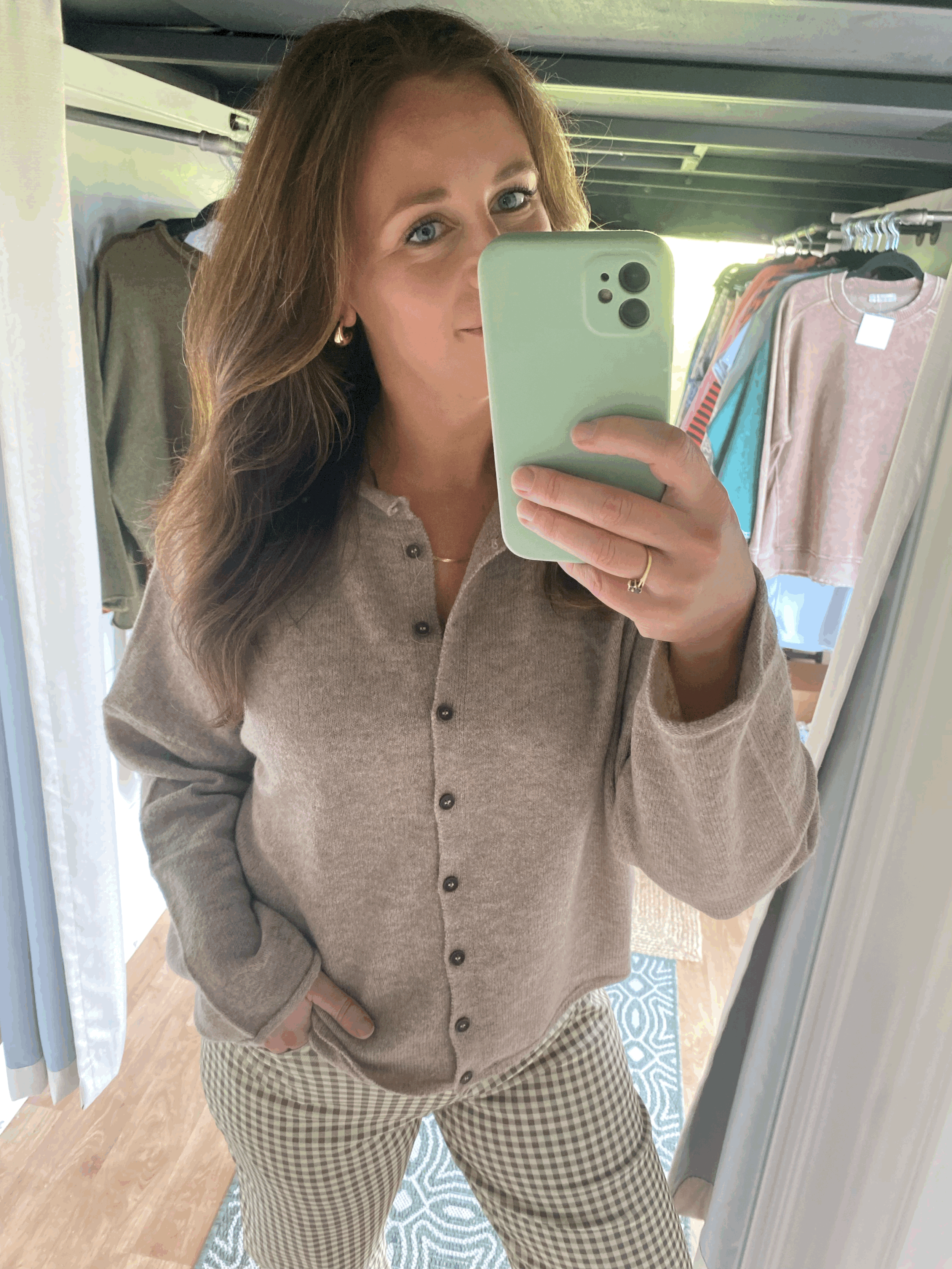 Mocha Moments Button-up Cardigan
