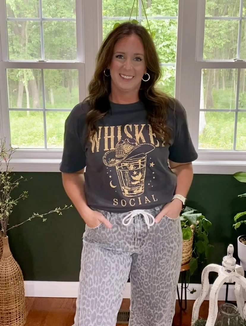 Whiskey Social graphic tee