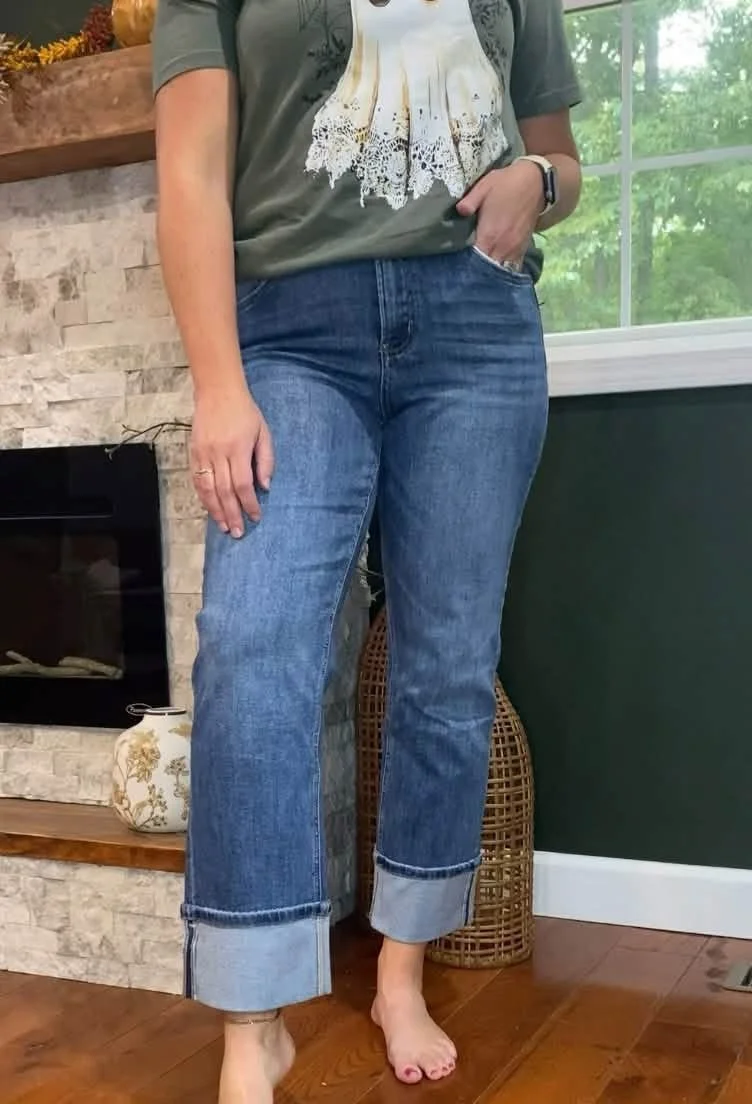 Classic Cuffed Denim
