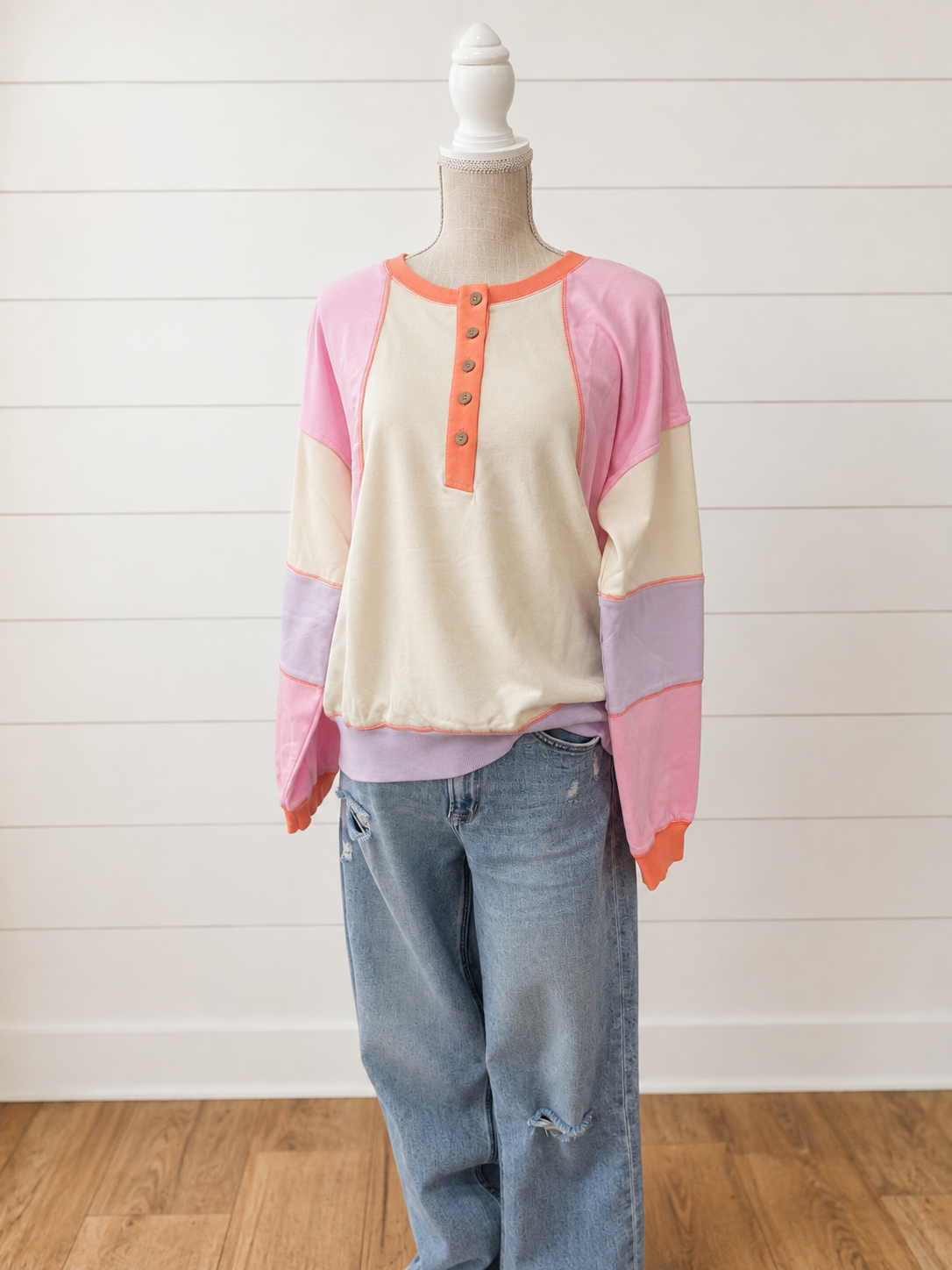 Pastel Colorblock Top
