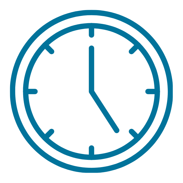 A clock showing 4:00.