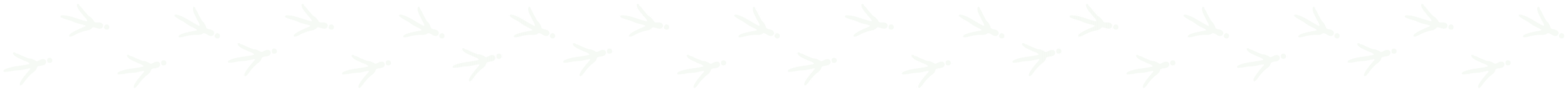 Multiple cartoon-style white birds flying in the same direction against a black background.