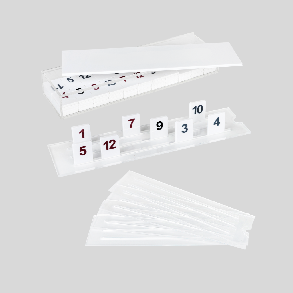 Lucite Rummikub, A family favorite