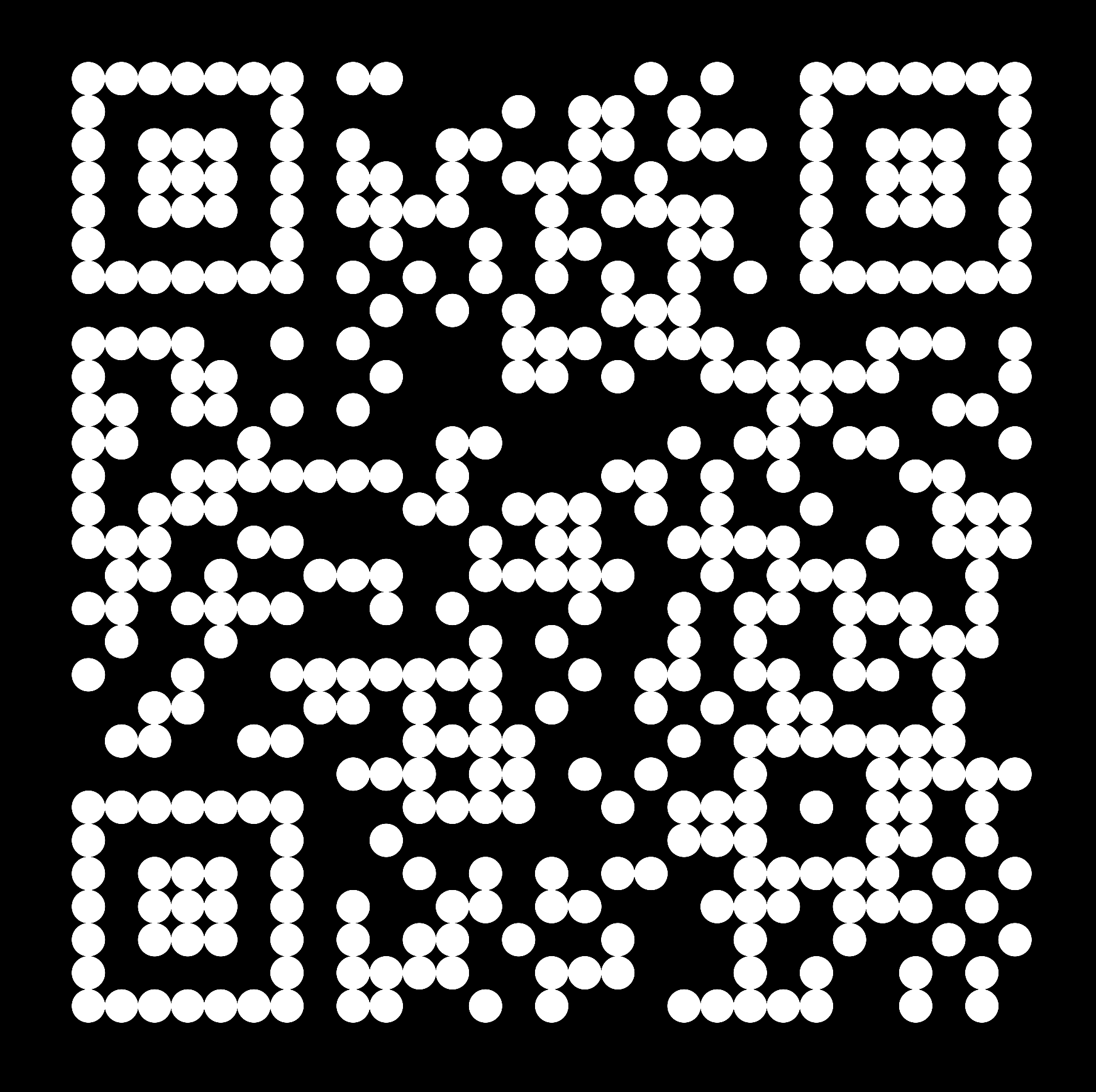 Dotted pattern spelling out the word 'BEER' on a black background.