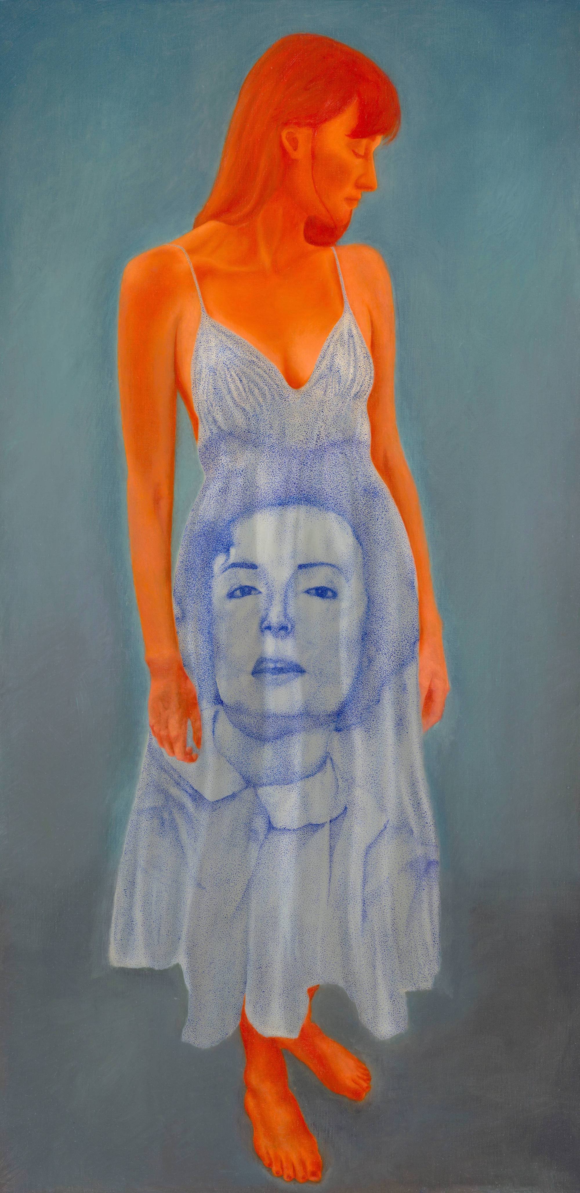 Lost, Waiting, 2026, Oil on Linen - 48x24 in.