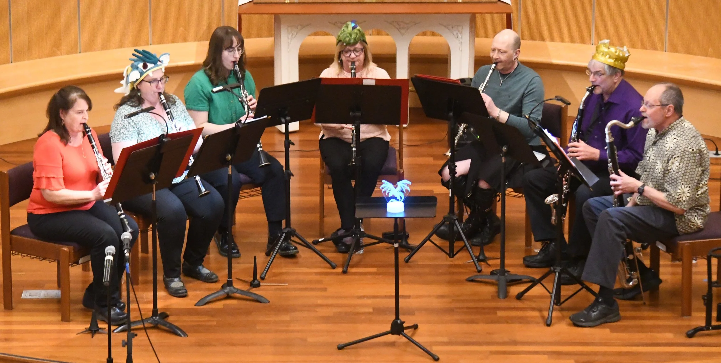 Clarinet Chromatics Concert at The Temple in Ocean Park