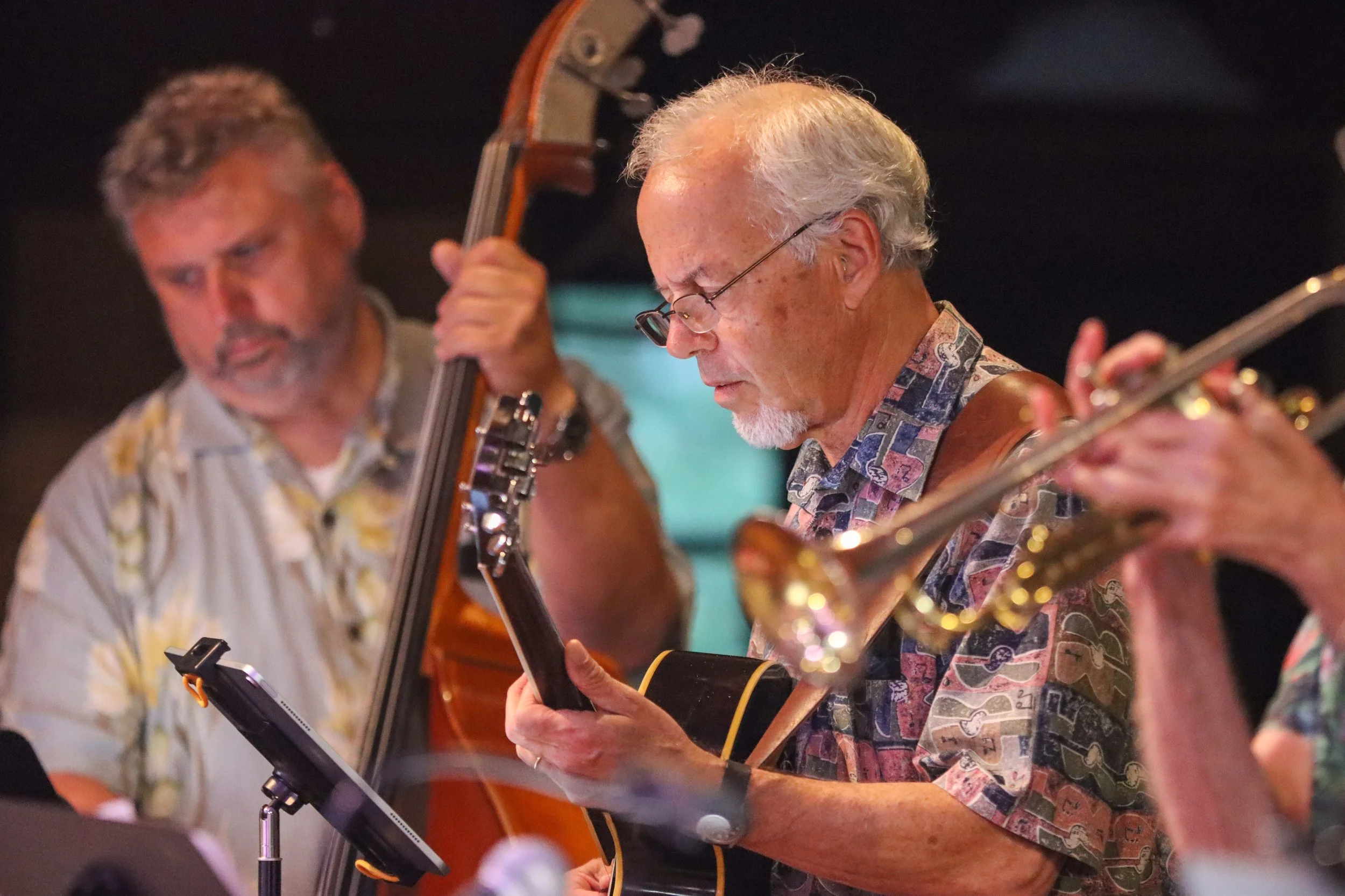 Beach Street Big Band Shines on a Rainy Day in Ocean Park’s Temple
