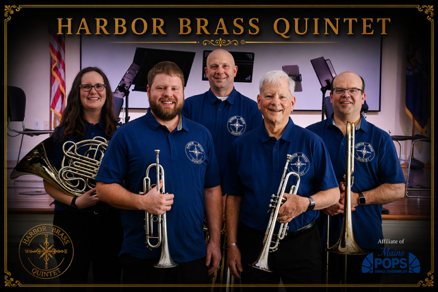 Harbor Brass Quintet to Support Opening Day of "Kevin on the Roof" STRIVE Fundraiser in Saco