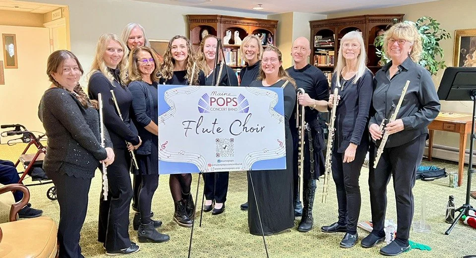 Maine Pops Flute Choir Church Service Participation at St. Nicholas Episcopal Church in Scarborough