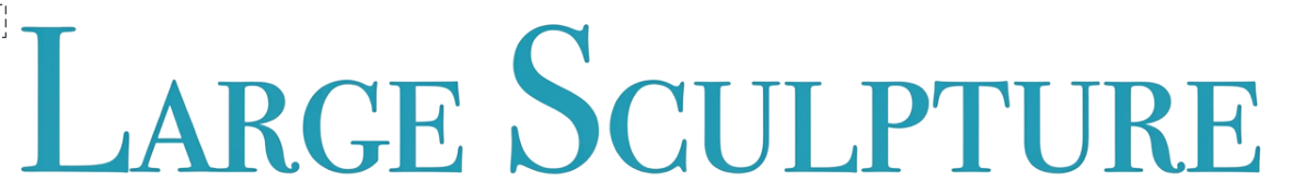 Text stating 'LARGE SCALE' with a bold, 3D blue font on a dark background.