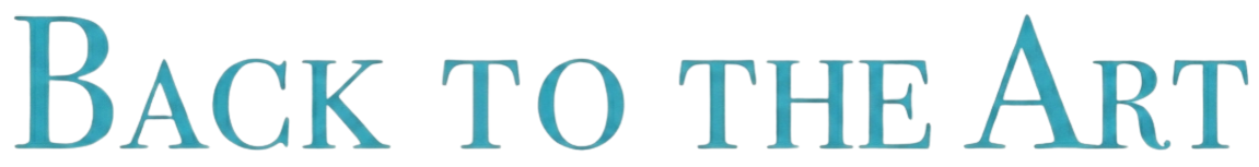Text that reads 'BACK TO THE AND' in 3D blue letters with a black background.