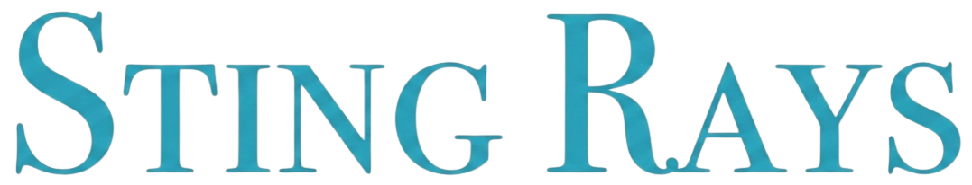 3D text graphic of the words 'SING-RAYS' with blue lettering and a yellow behind the text