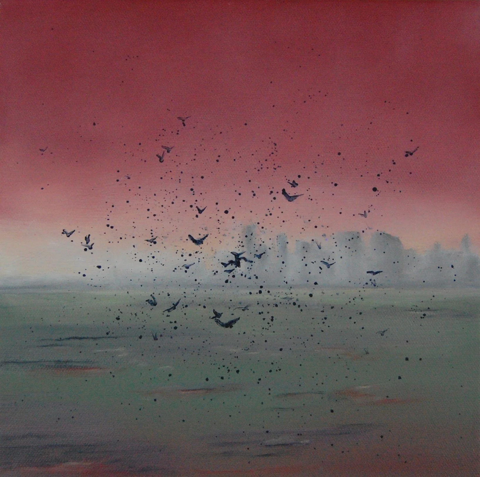 Through the Fog (2023)
Oil on canvas, 10x10 inch