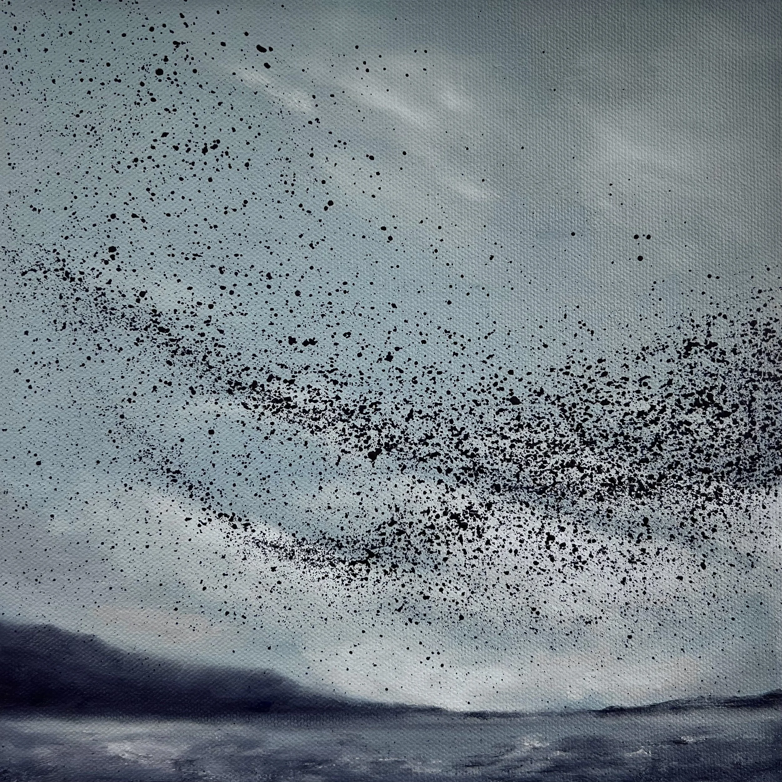 Waves in the Sky (2024)
Oil on canvas, 10x10 inch