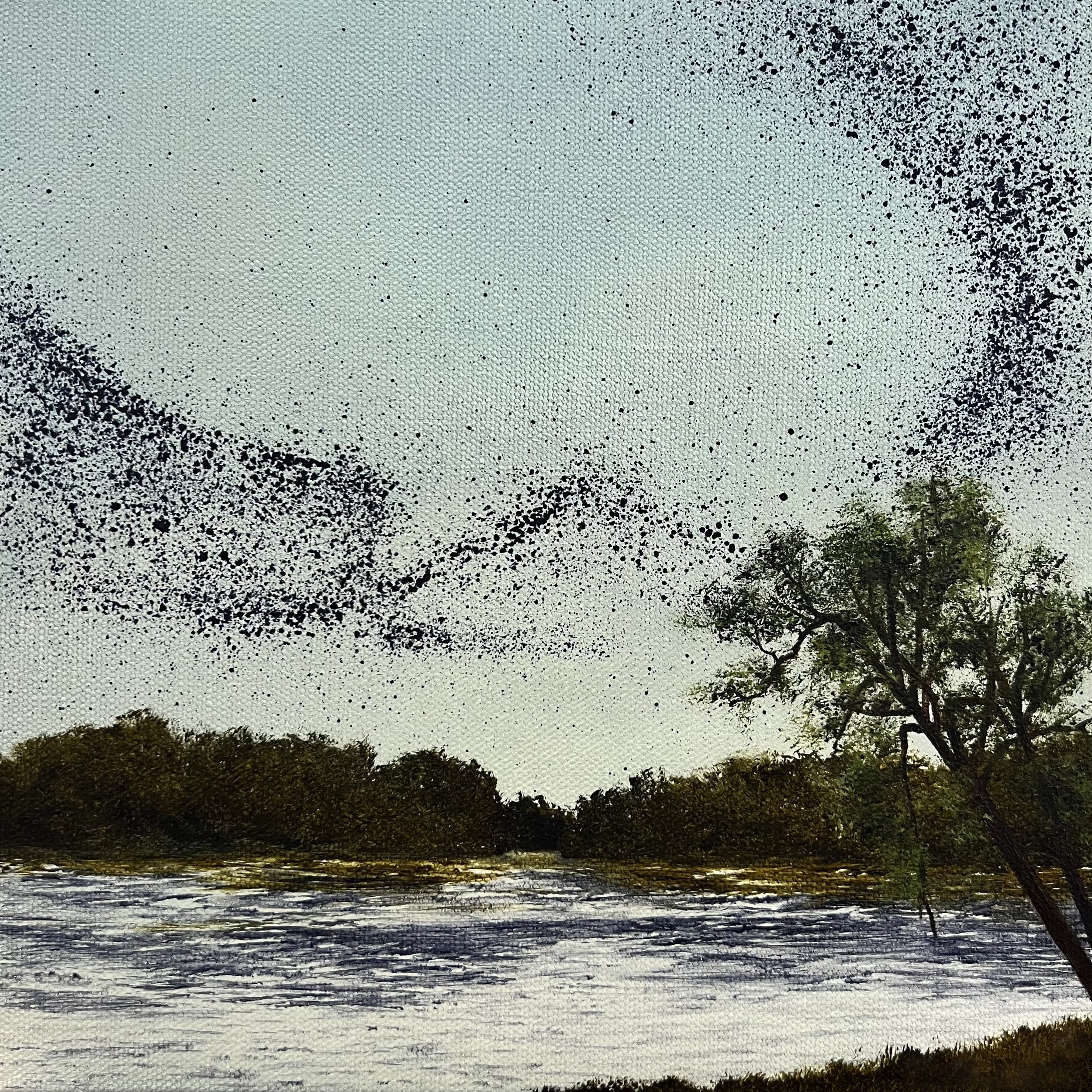 Flint Creek Swarm (2023)
Oil on canvas, 10x10 inch