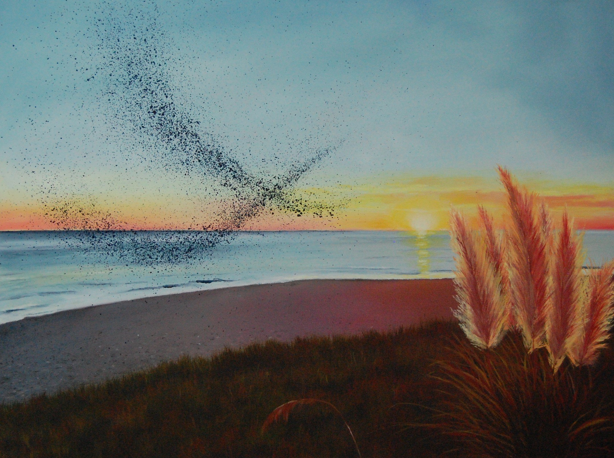 Again, They Meet (2023)
Oil on canvas, 18x24 inch
