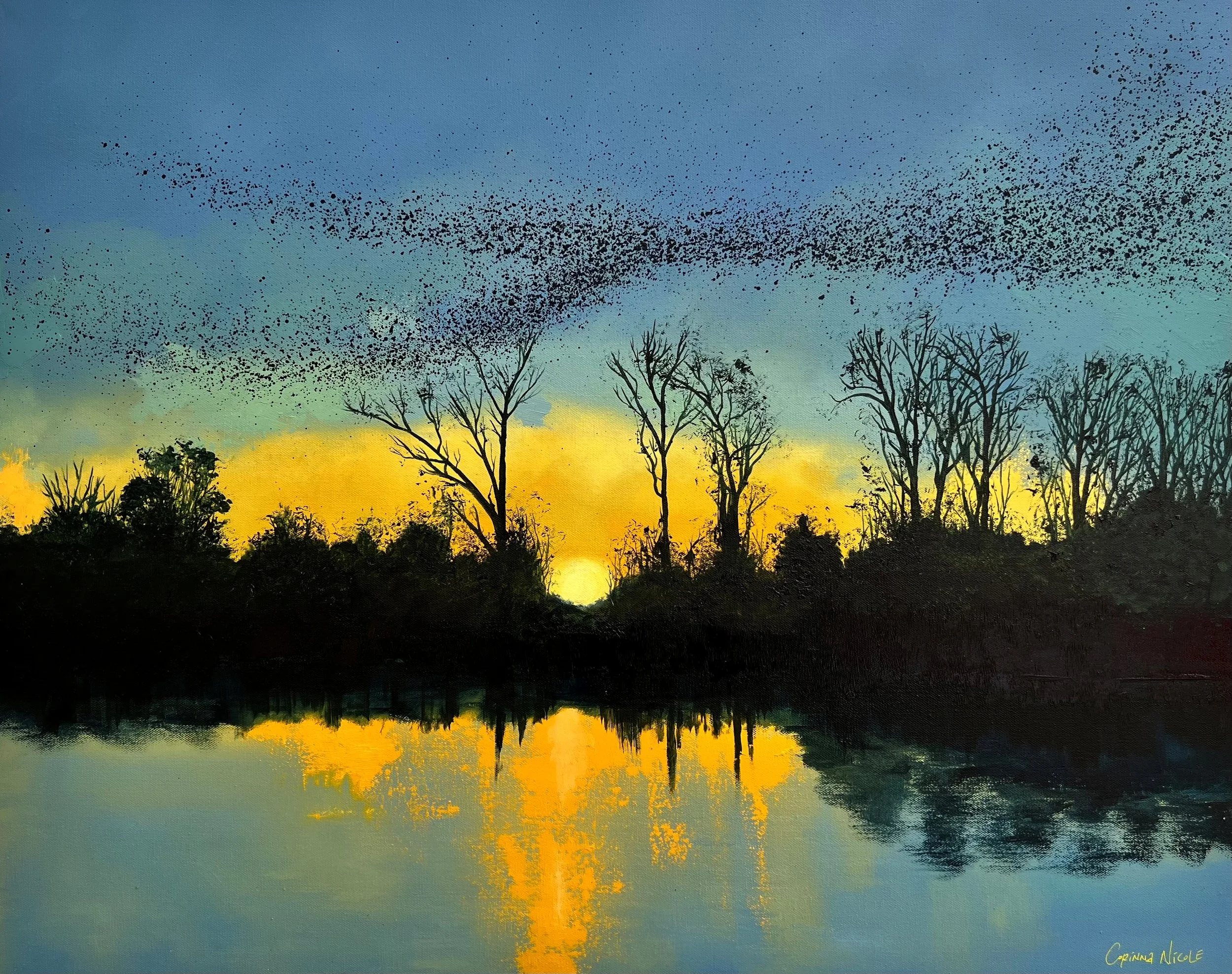 Chasing the Sun (2025)
Oil on canvas, 24x28 inch