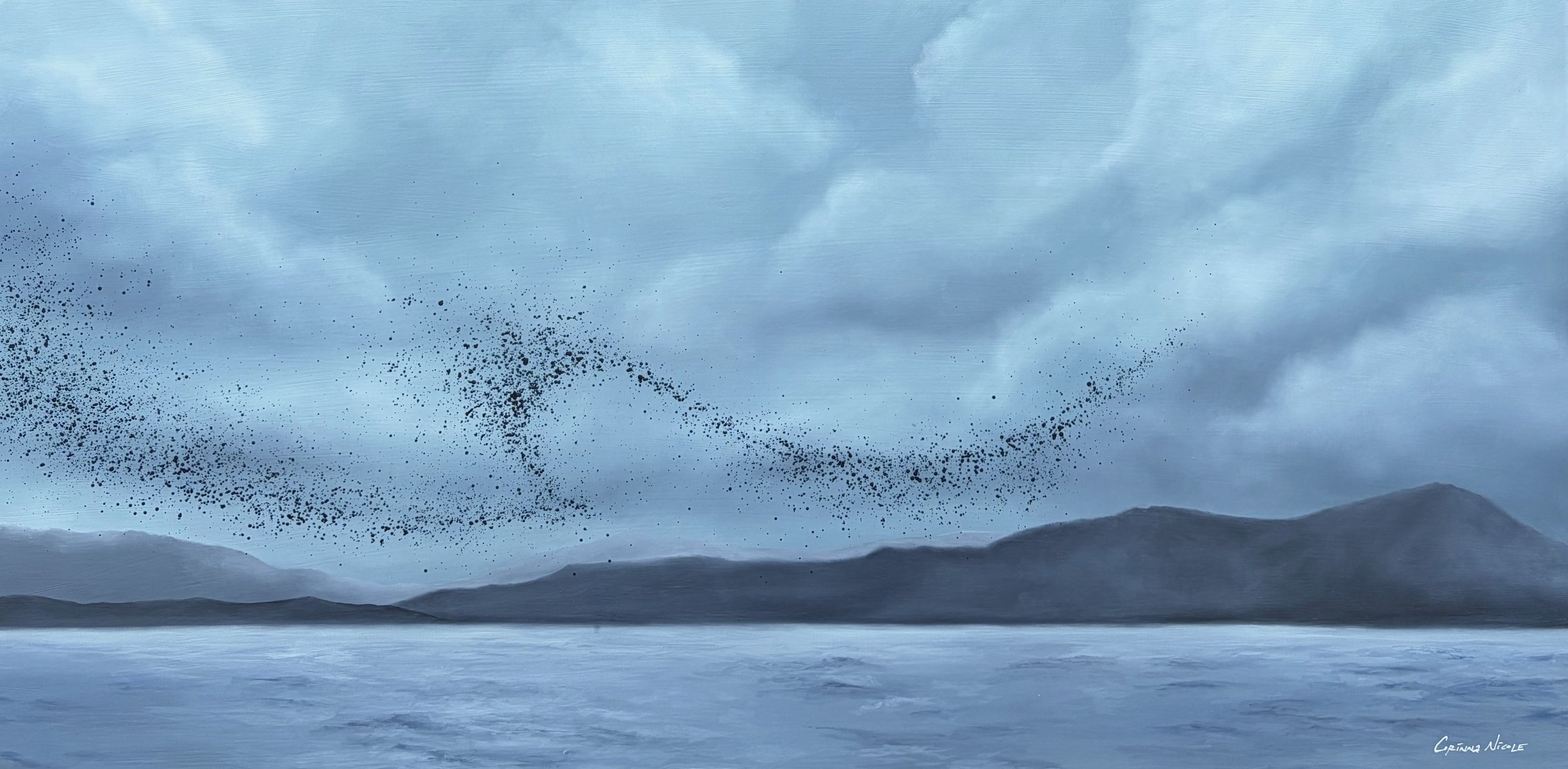 A Whisper in the Wind (2024)
Oil on panel, 15.5x31 inch
