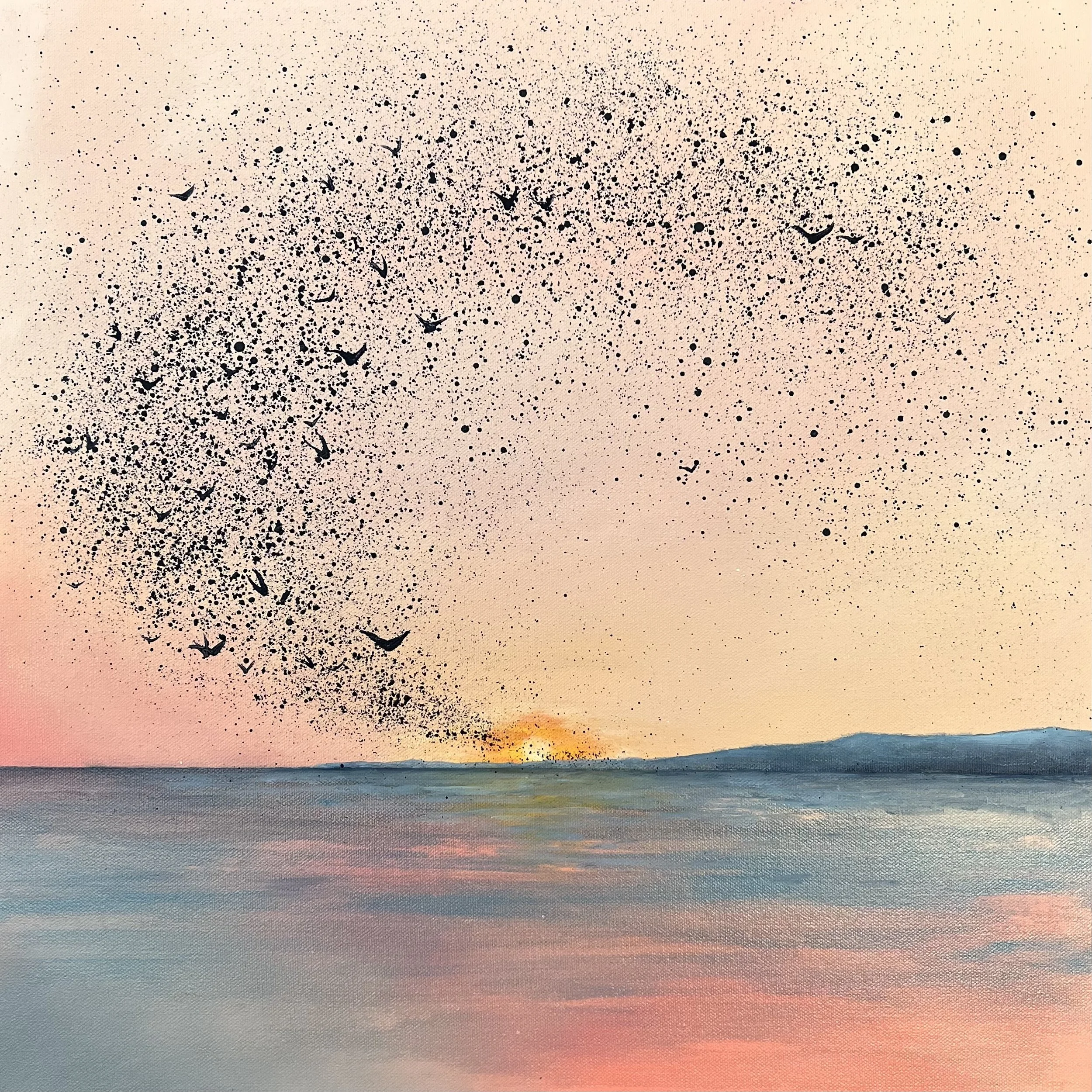 Over Earth and Ocean (2023)
Oil on canvas, 20x20 inch