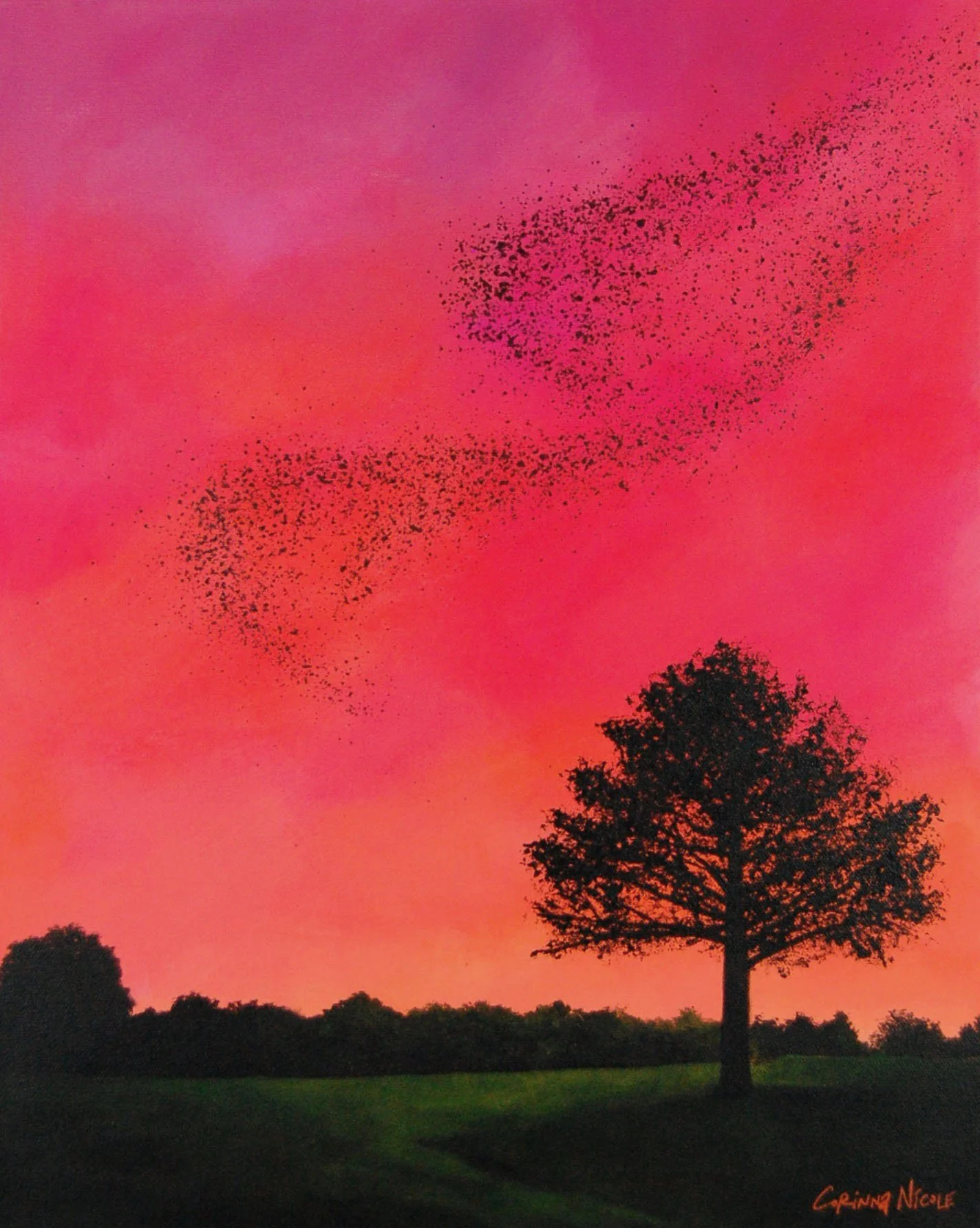 A Familiar Memory (2025)
Acrylic on canvas, 20x16 inch