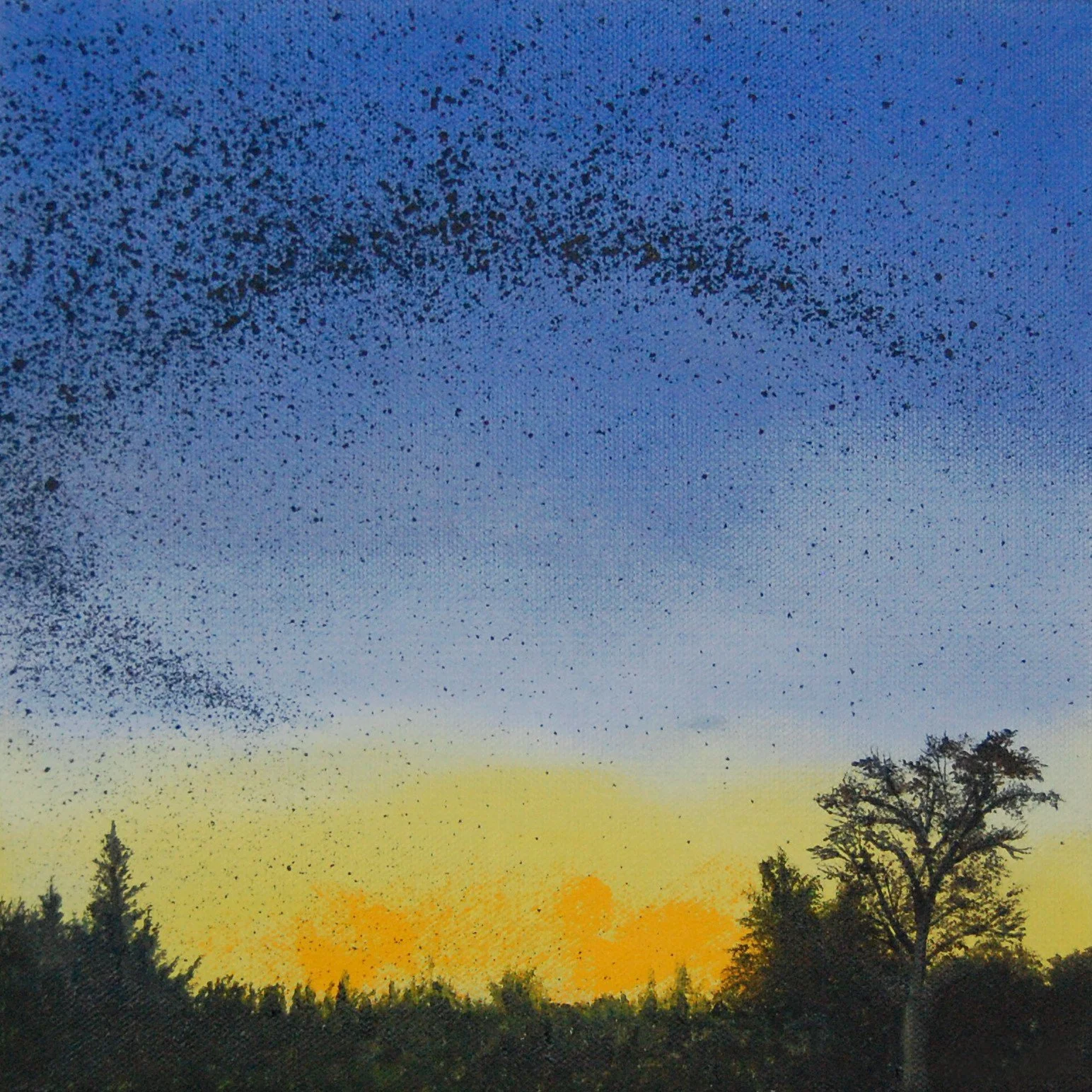 Gathering (2023)
Oil on canvas, 10x10 inch