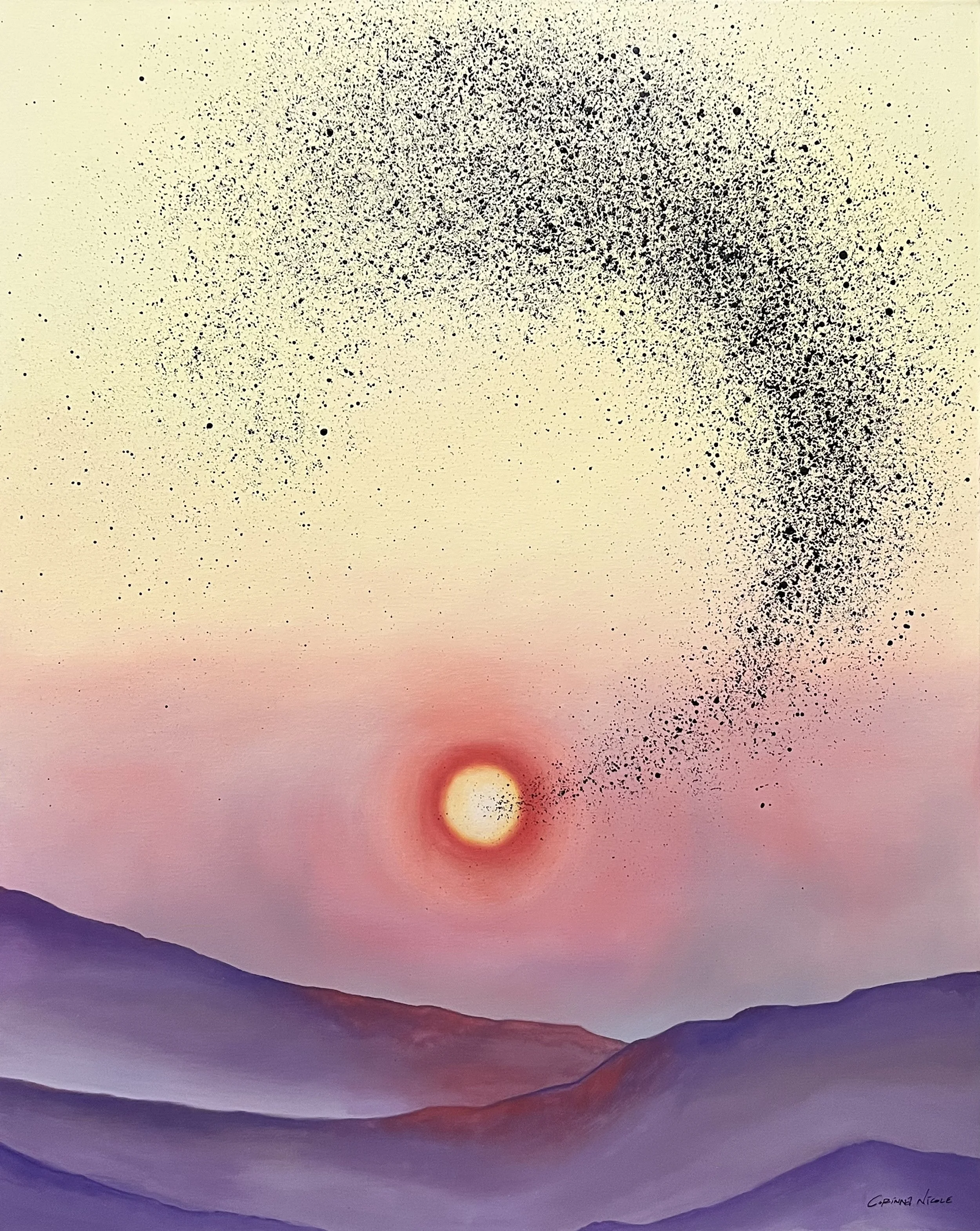 With a Thousand Wings (2023)
Oil on canvas, 30x24 inch