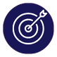 Target with arrow hitting bullseye