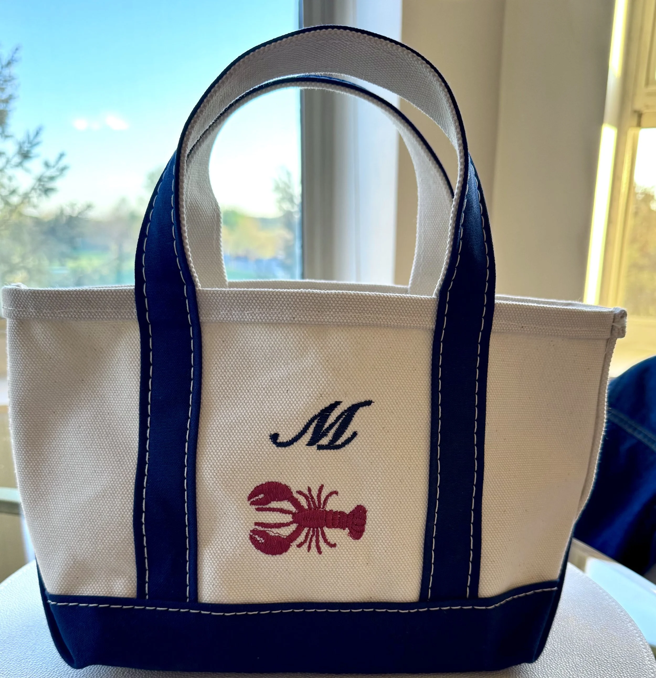 Mini Lobster Monogram Tote
