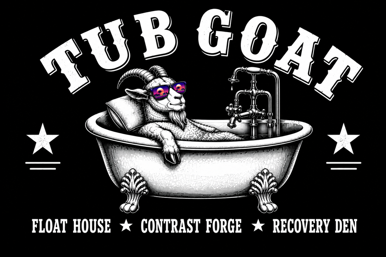 Tub Goat Float House, Contrast Forge &amp; Recovery Den