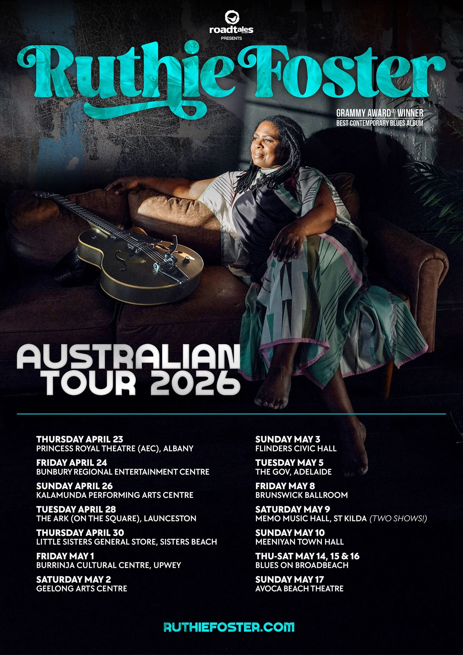 RoadTales Ruthie Foster 2026 Australian Tour