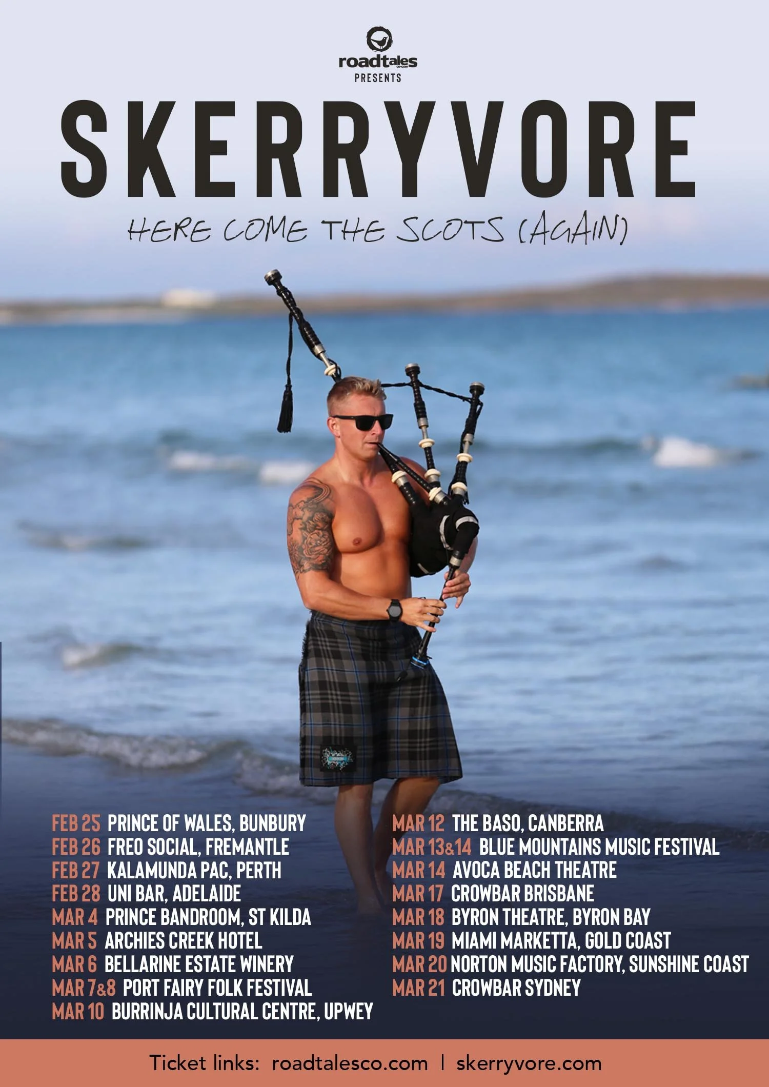 Skerryvore Beautiful Mistakes Album Tour