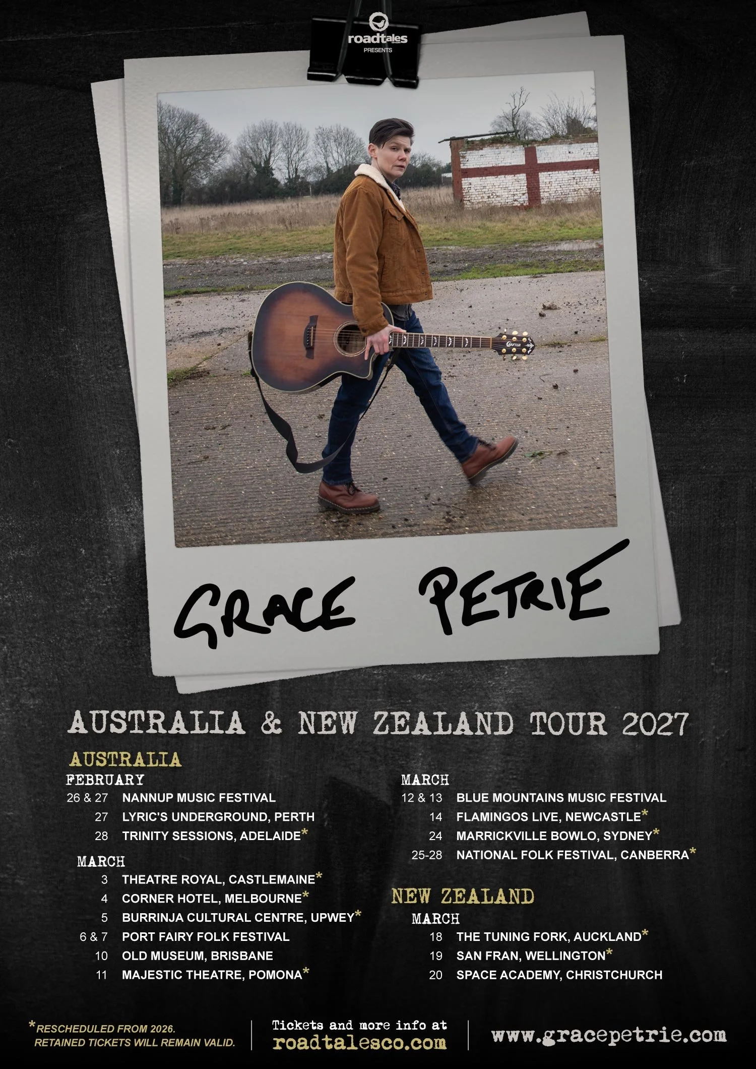 Grace Petrie Australia & NZ Tour 2027