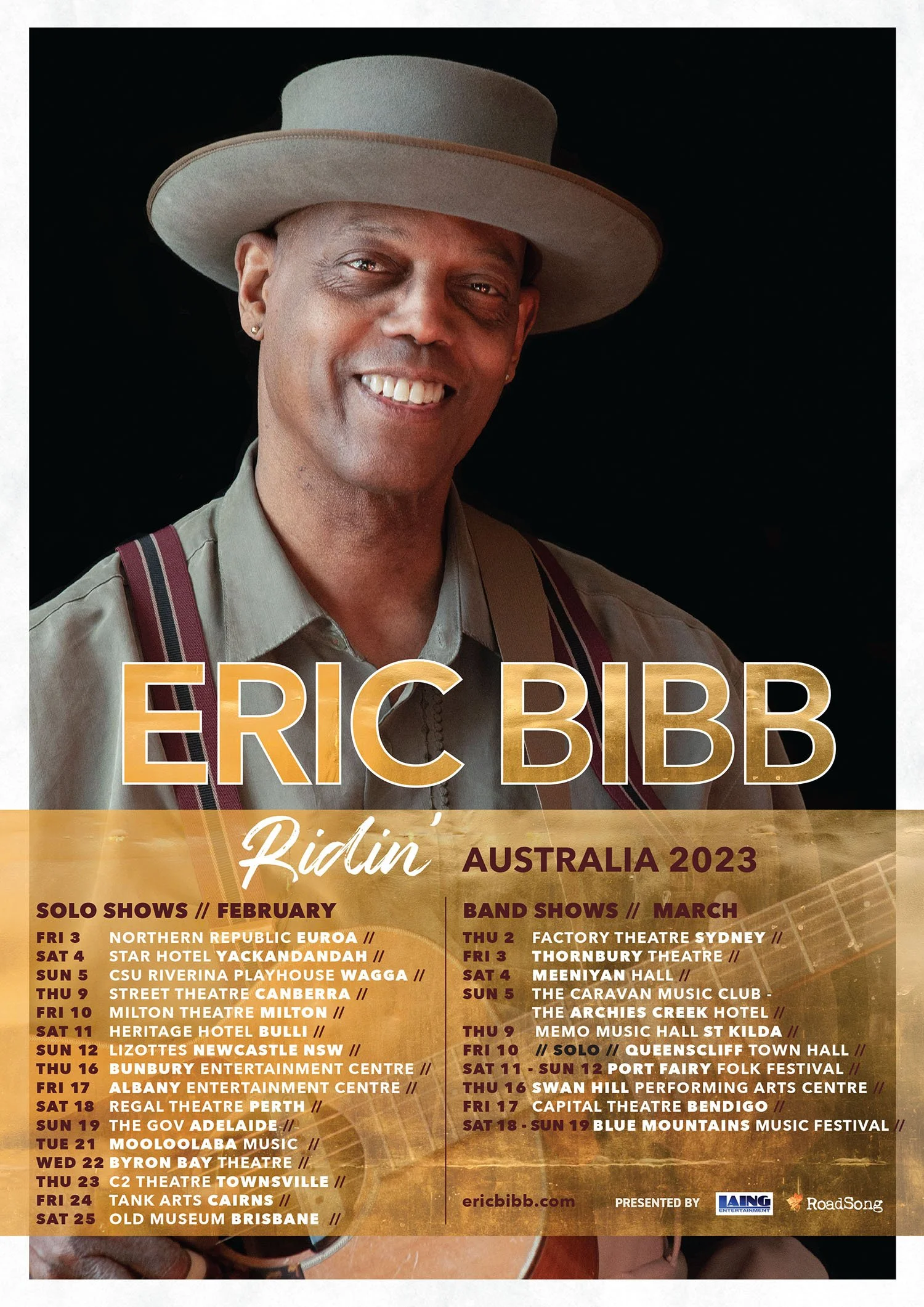 RoadTales Eric Bibb 2023 Australian Tour