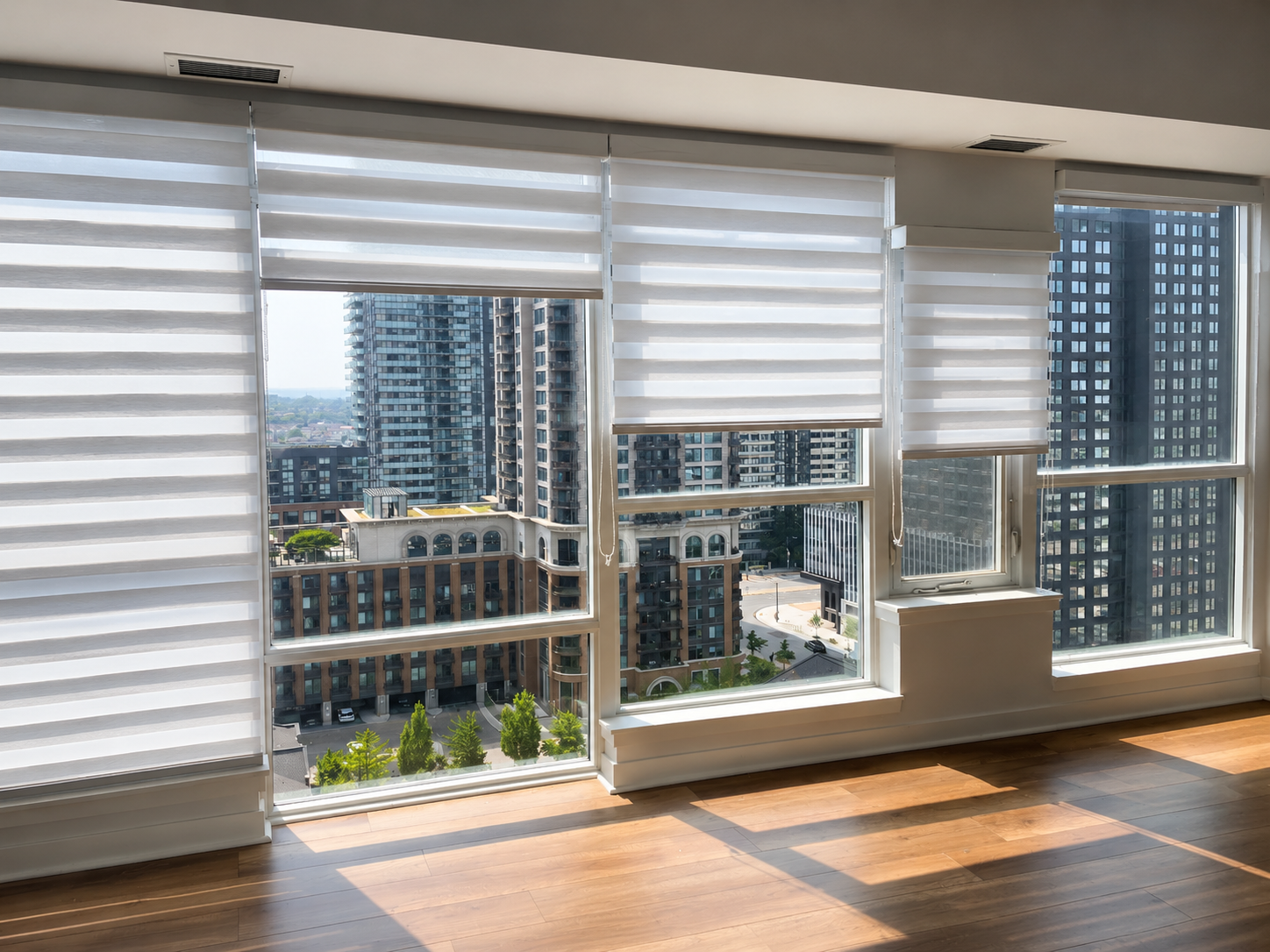 Install of Zebra Blinds in Toronto by SKJ Home Solutions