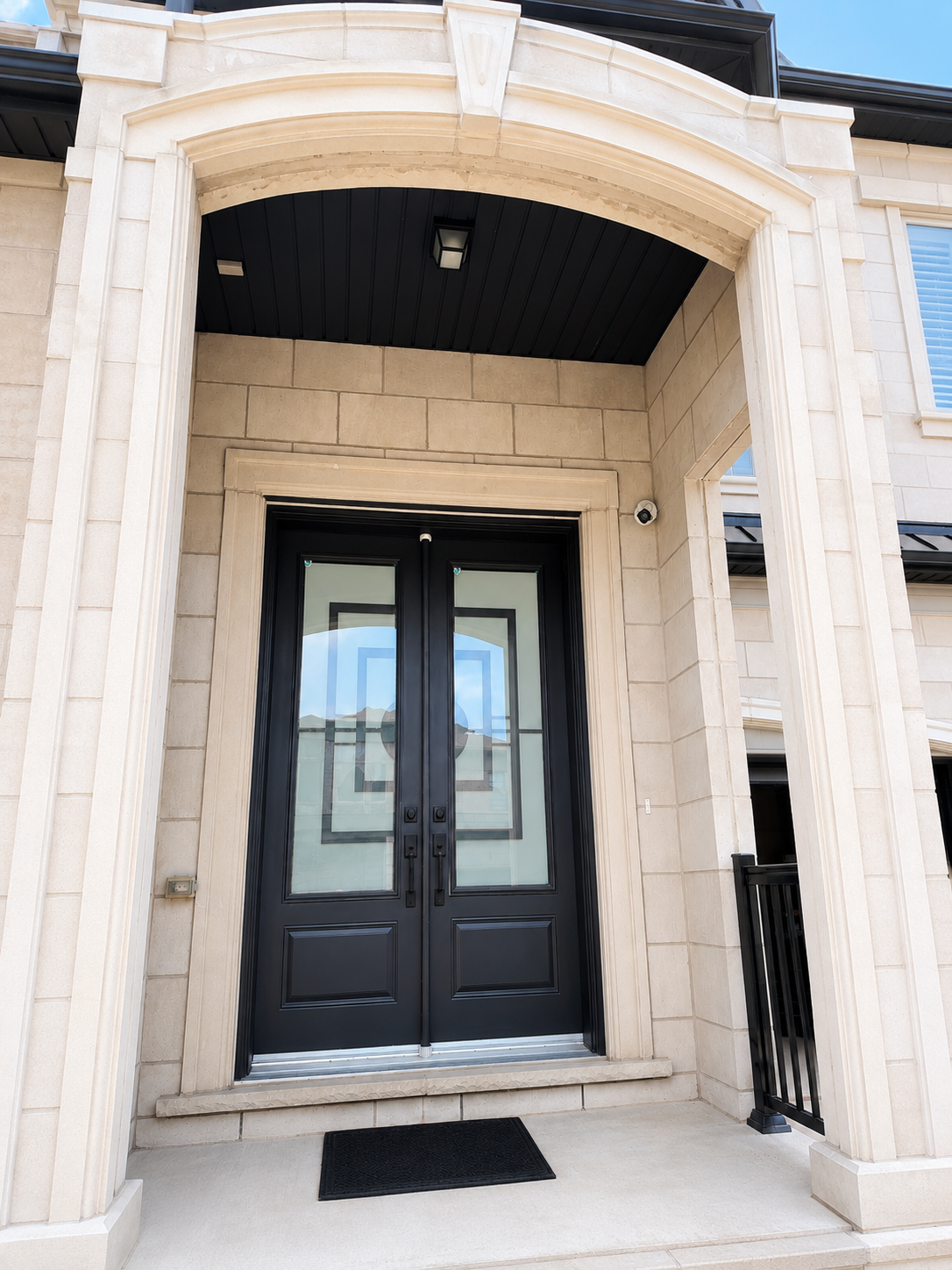 Front Door camera for Luxury Home in Oakville by SKJ Home Solutions