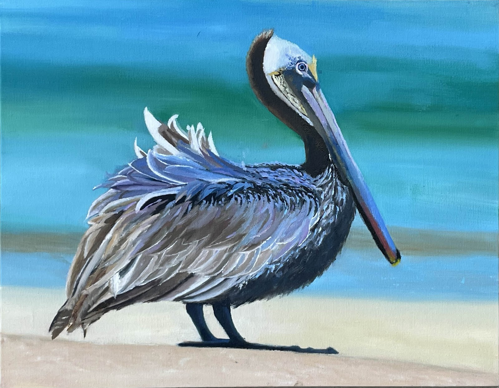The Brown Pelican Print